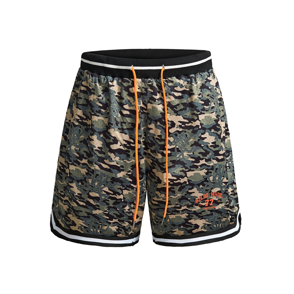WildX Vintage Plaid Sports Loose Shorts