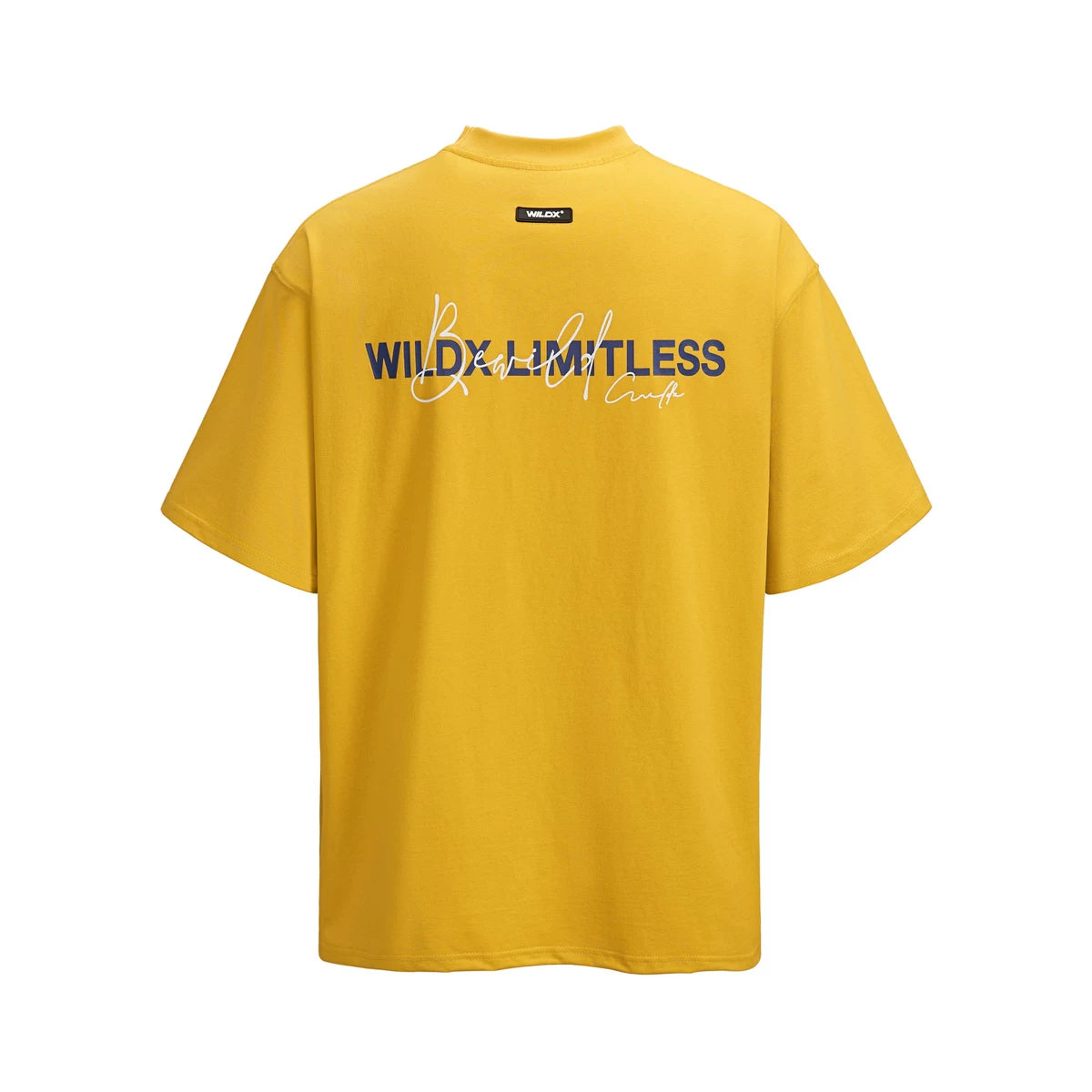 WILDX LIMITLESS W.L 270g Pure Cotton Letter Print Tee
