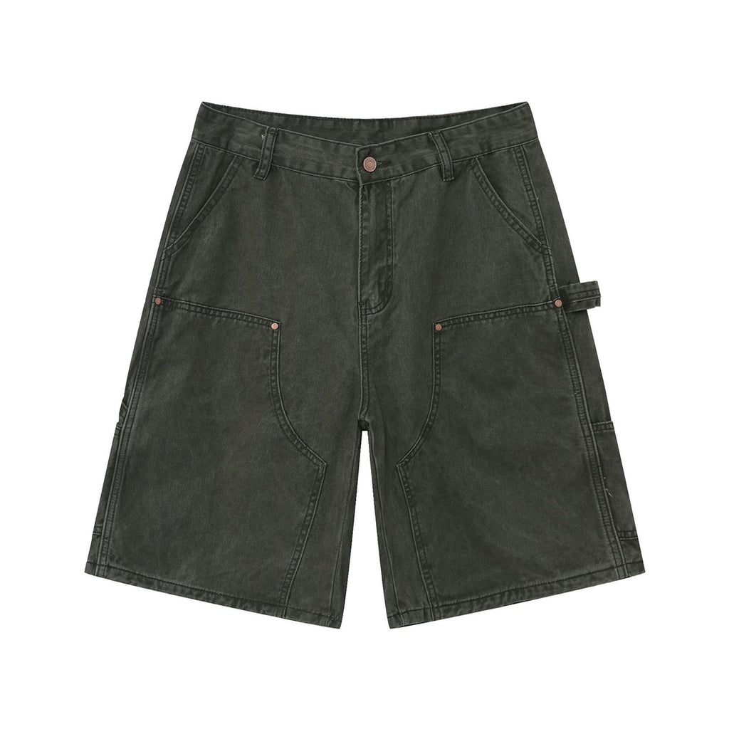 PUBLICRADIO Retro Tooling Ear-hanging Silhouette Shorts