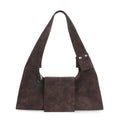 JANDRESS Rivet Shoulder Armpit Messenger Bag