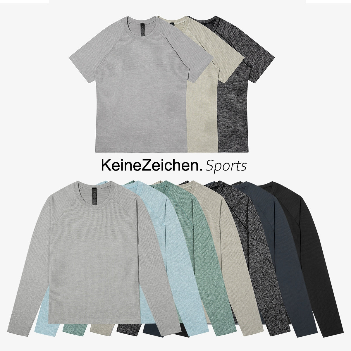 NO LOGO Sports Fitness Tight Tee