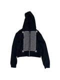 CHAI Rope Embroidered Court Epaulettes Totem Couple Hoodie Sweater