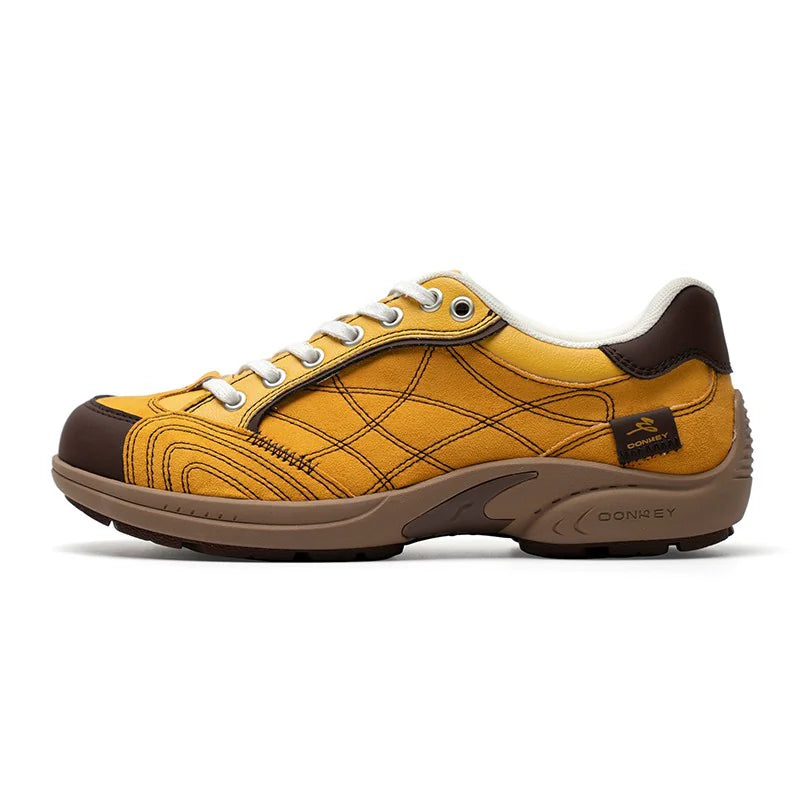 Mule Donkey Canvas Lace-Up Low-Top Sneaker