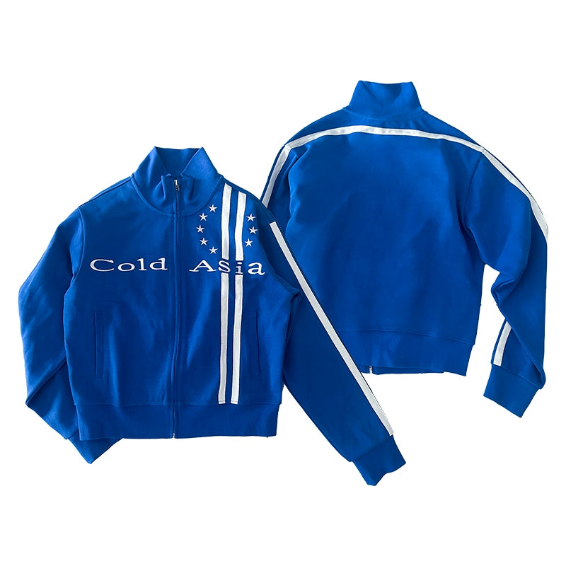 ColdAsia Embroidered Webbing Stand-up Jacket
