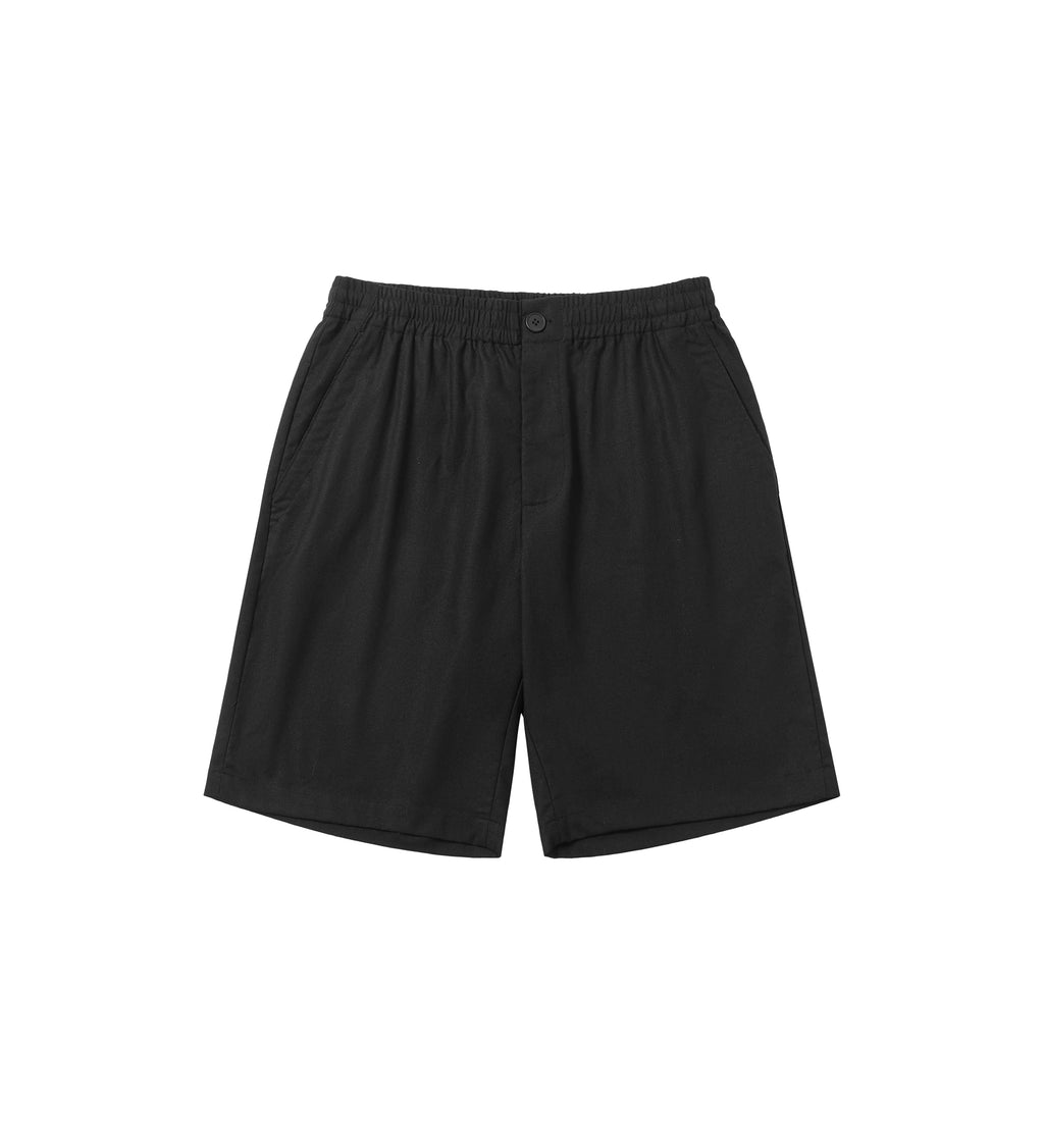 SINONOME Linen Blend Relaxed Drawstring Shorts