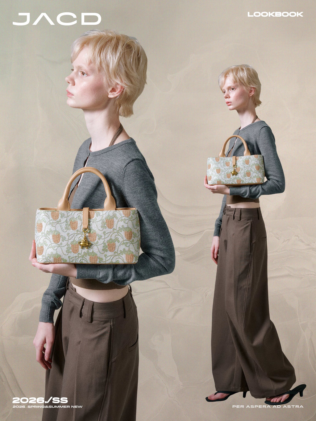 JACD New Chinese Retro Small Square Bag Handbag