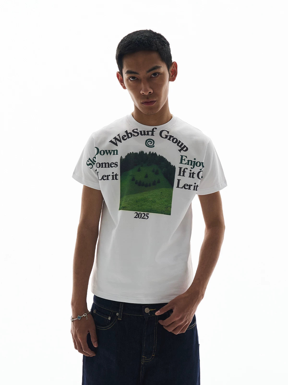 WebSurfGroup Relaxing Cotton Printed Short Sleeves