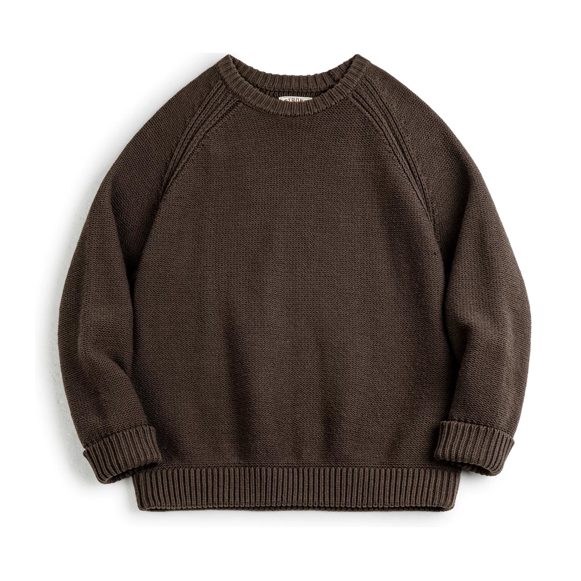 Madden Retro Heavy Crew Neck Knitted Sweater