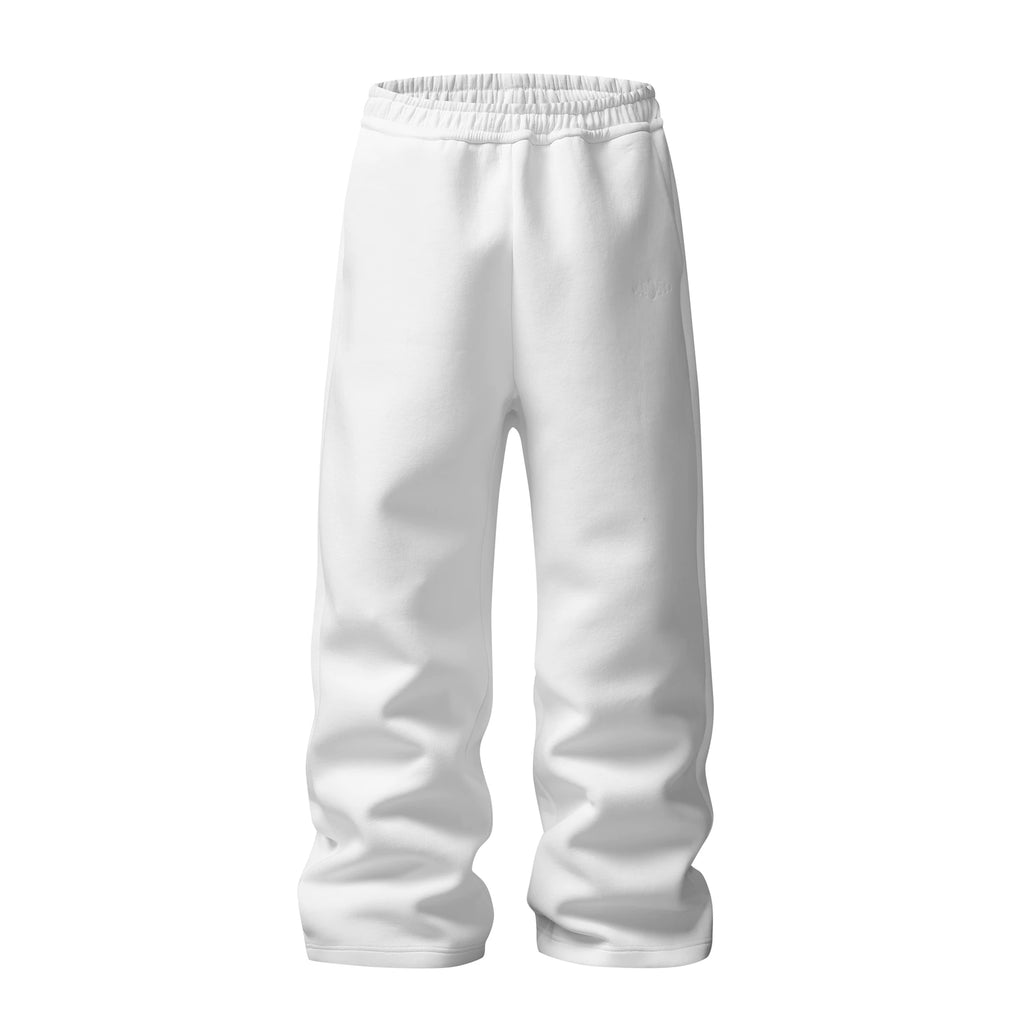 KARMANISTIC Vintage Loose Wide Leg Embroidered Sweatpants Set