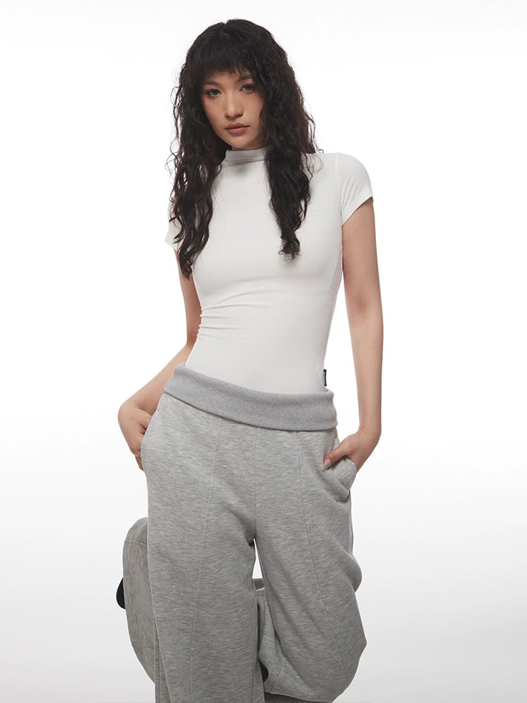 AIRHOOD Front Shoulder Slim Tee