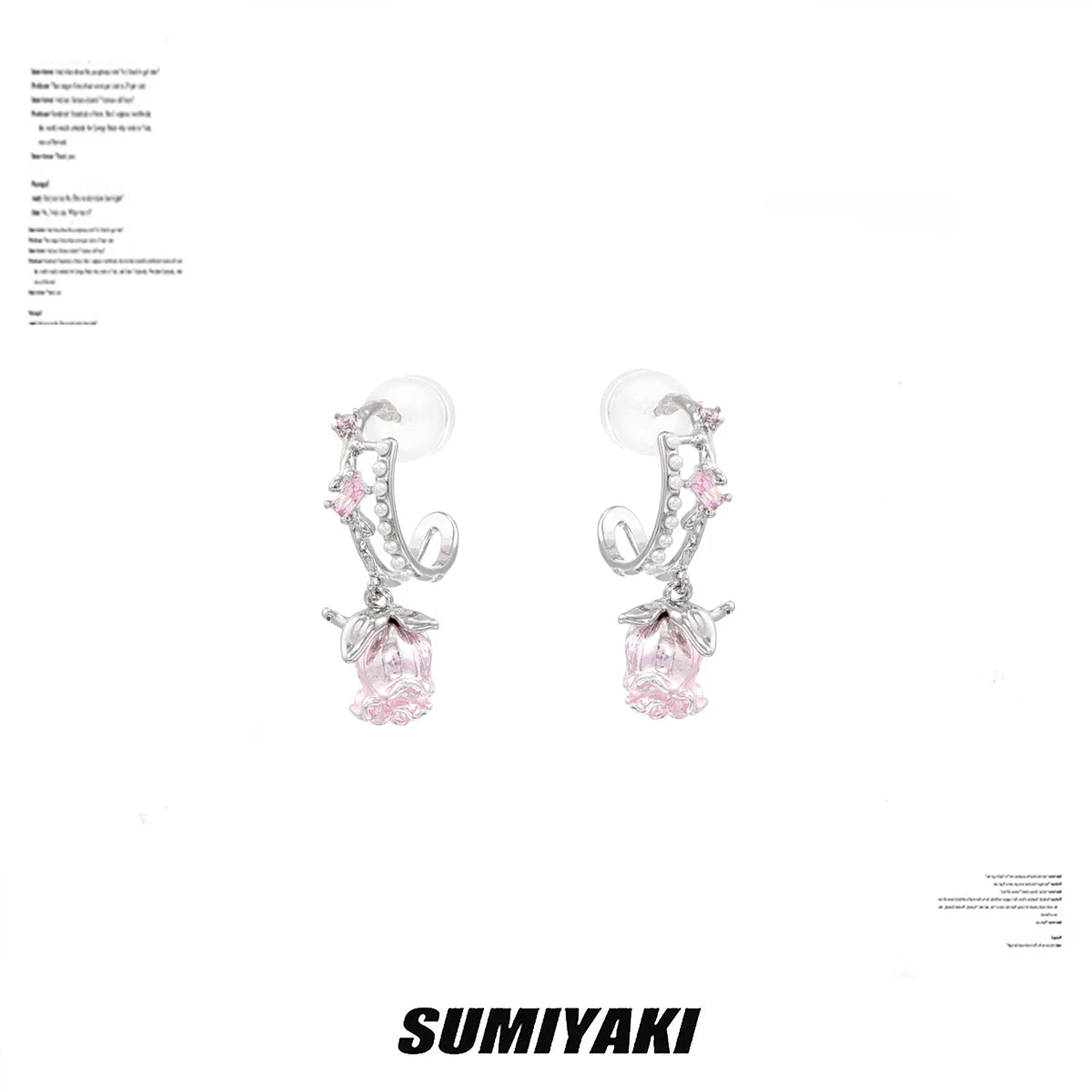 SUMIYAKI Pearl Gold-Plated Stud Earrings