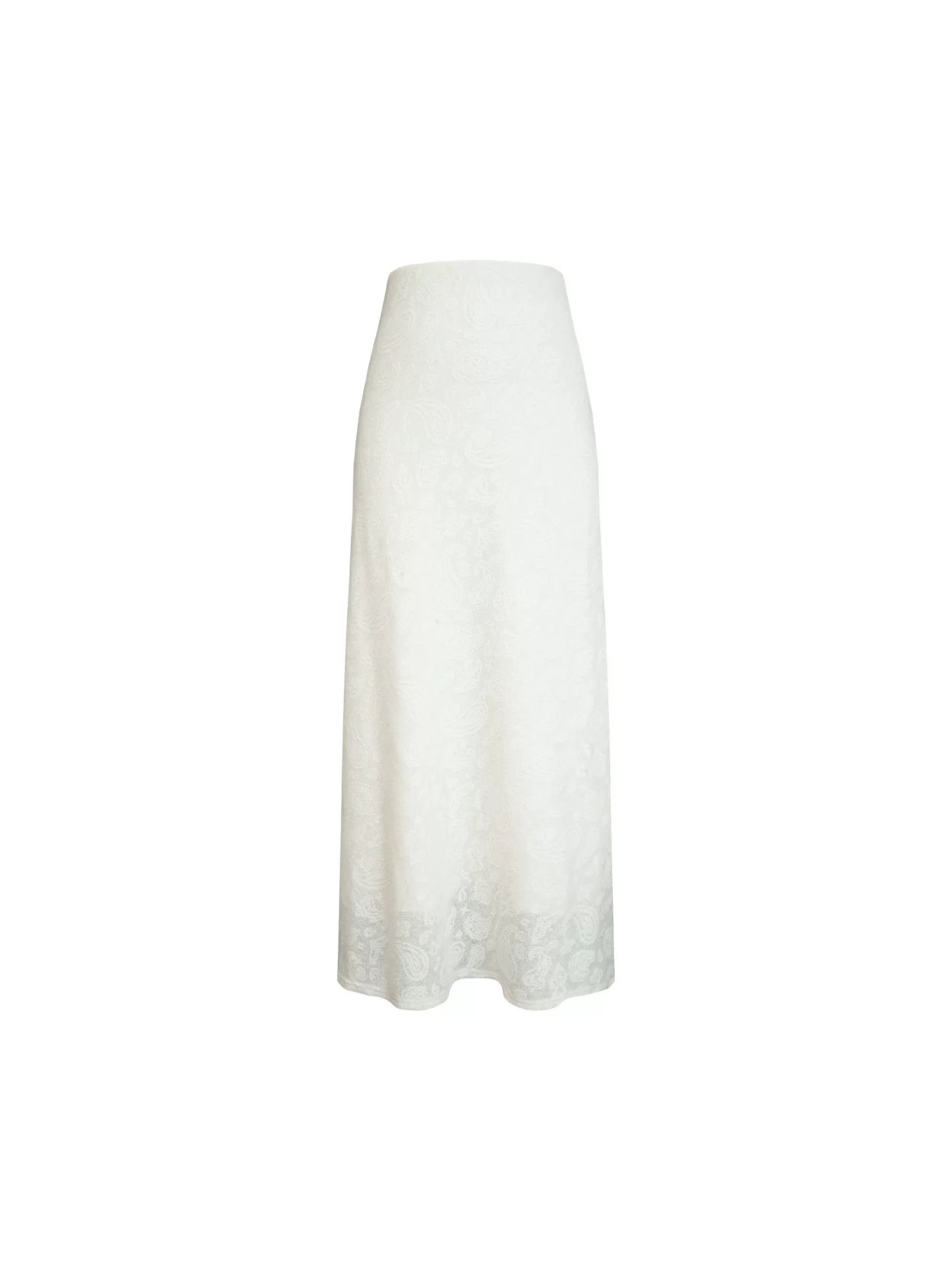 KELIFAN Elegant Vintage Lace Long Skirt