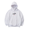 Battles Vintage Loose Embroidered Hooded Sweater
