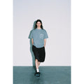 Anniehall Made Old Washed Retro Double Bag Tee