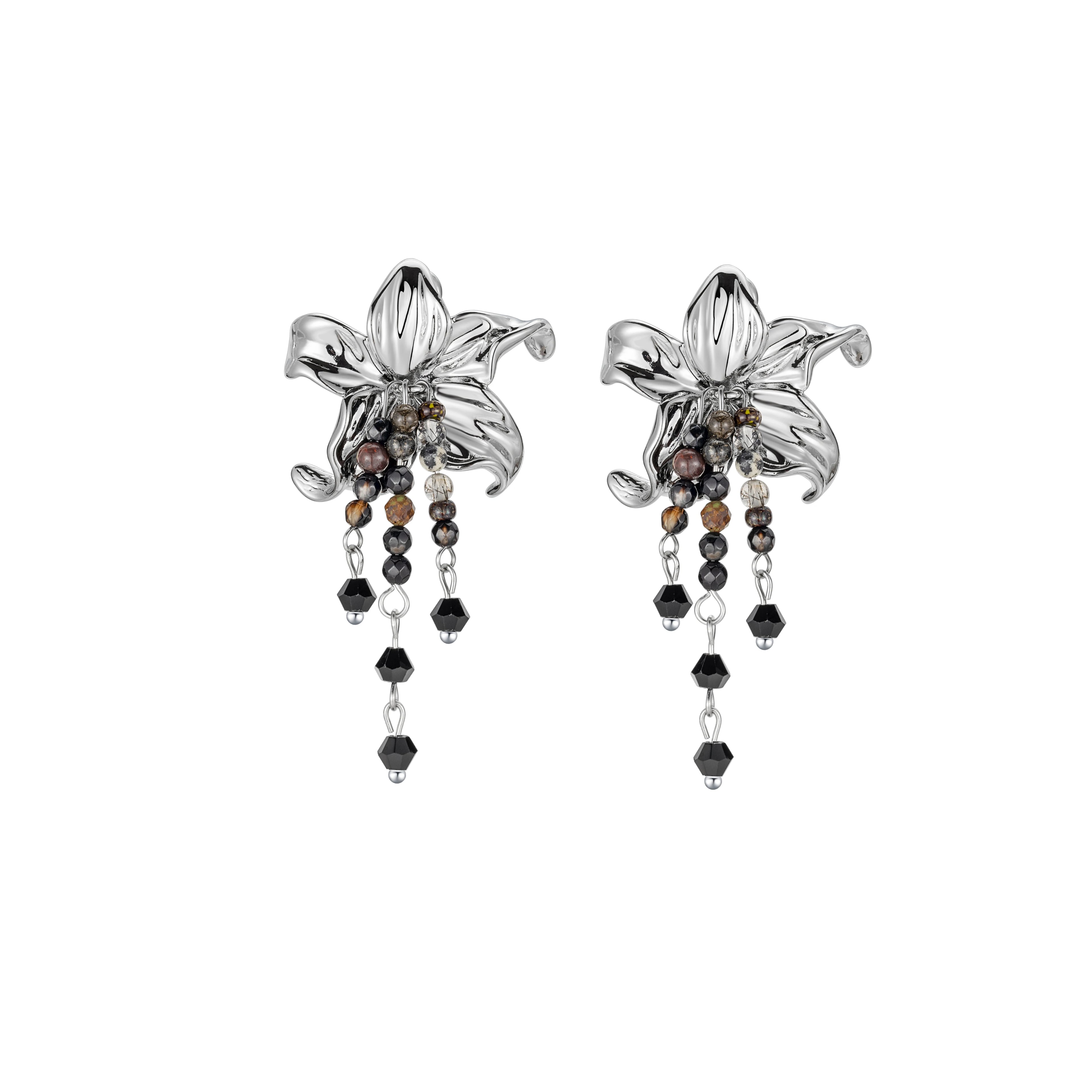 NO SOLUTION Romantic Lily Earrings