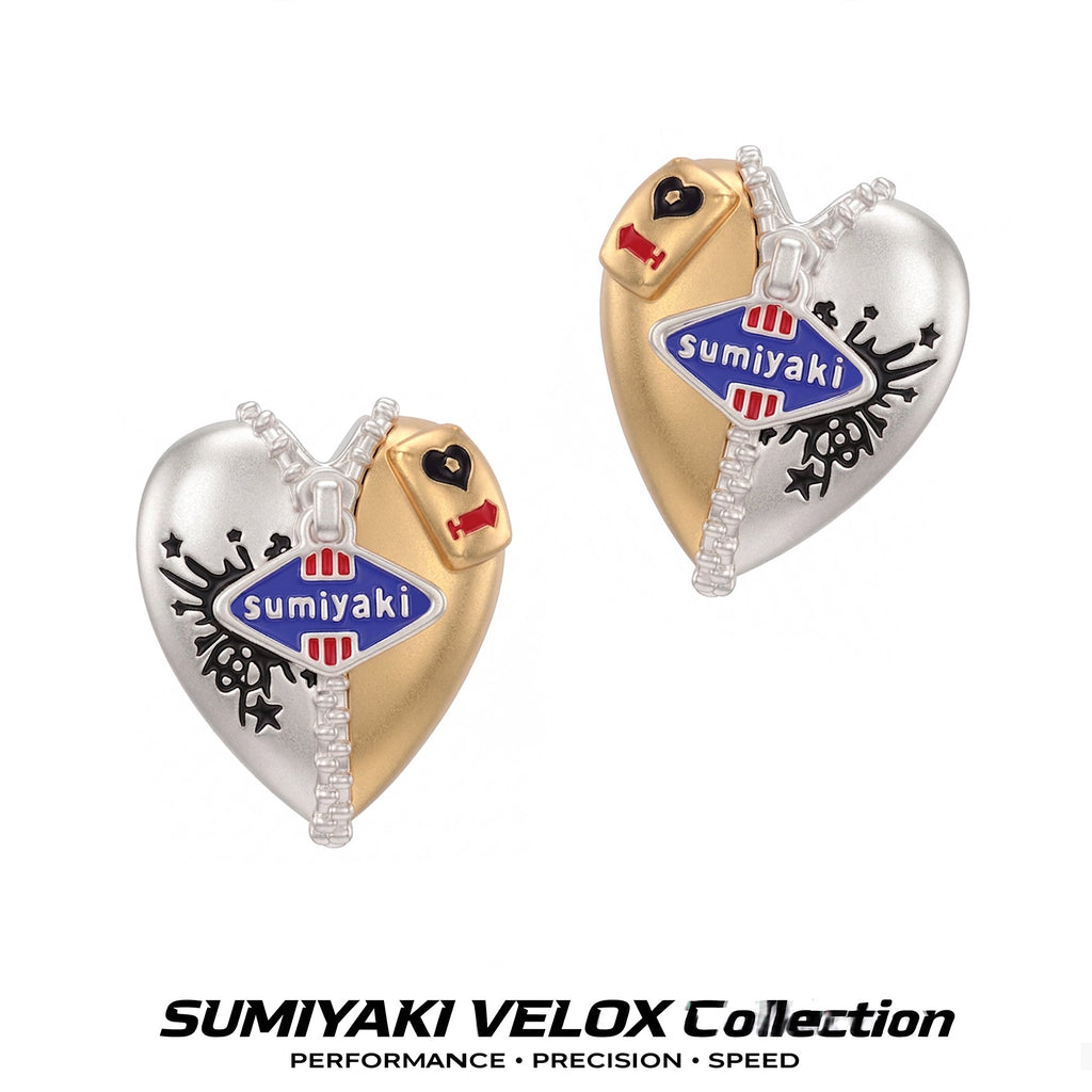 SUMIYAKI Sterling Silver Heart Earrings