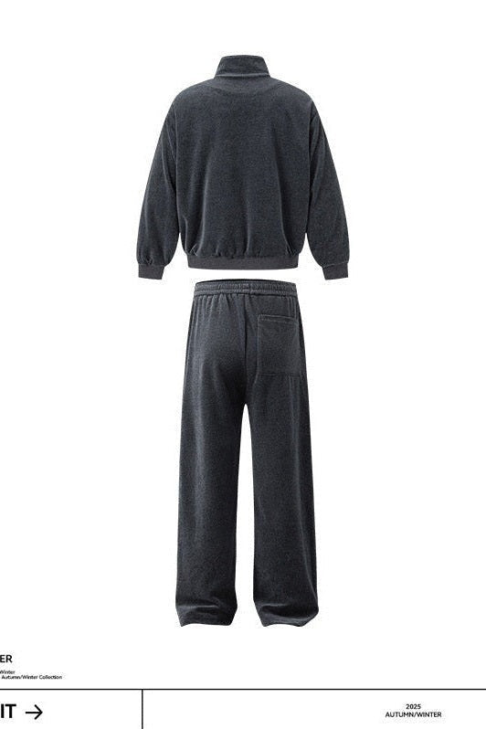 UNF Home Casual Zipper Jacket + Sweatpants