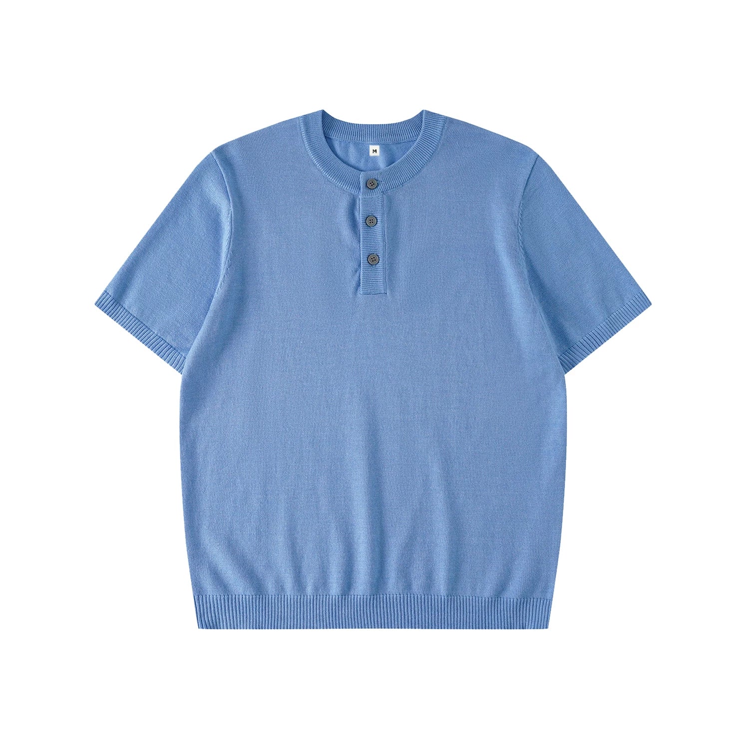 LR MADE Henley Knit Relaxed Tee