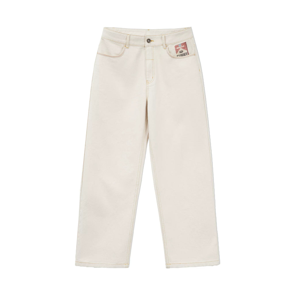 Madden Vintage White Wide Leg Jeans