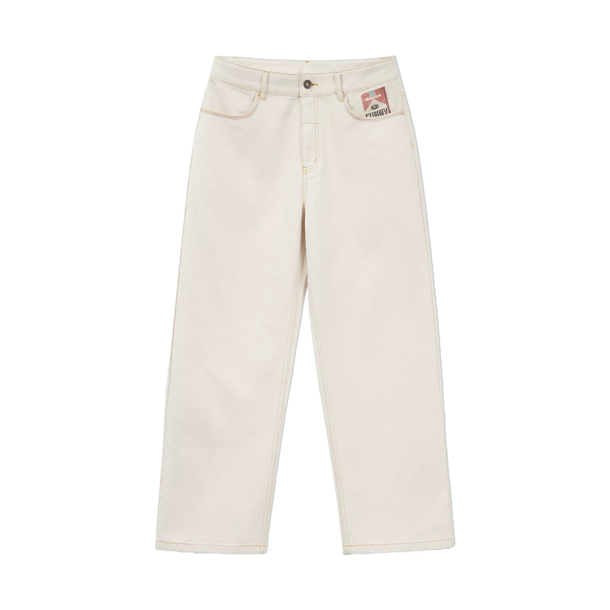 Madden Vintage White Wide Leg Jeans