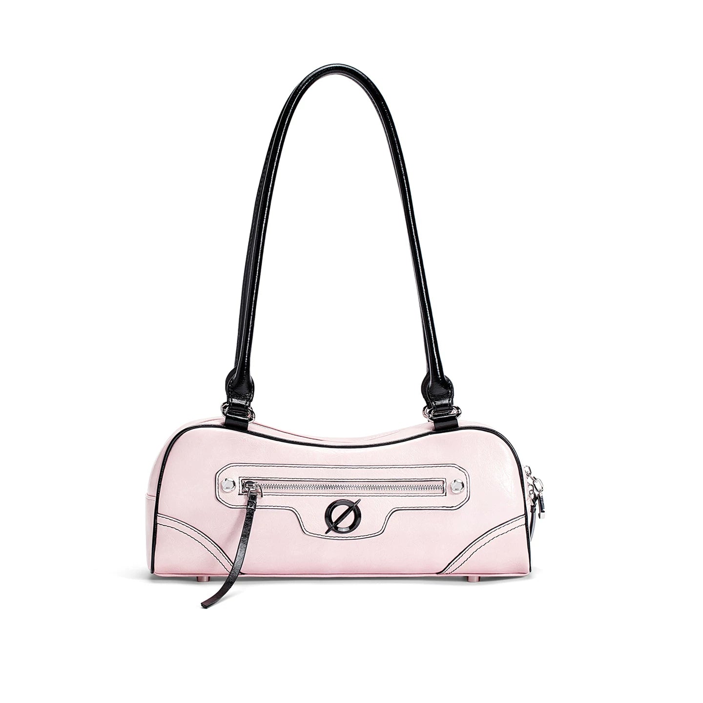 JELLY TOYBOY Blue Faux Leather Zip-Top Underarm Bag