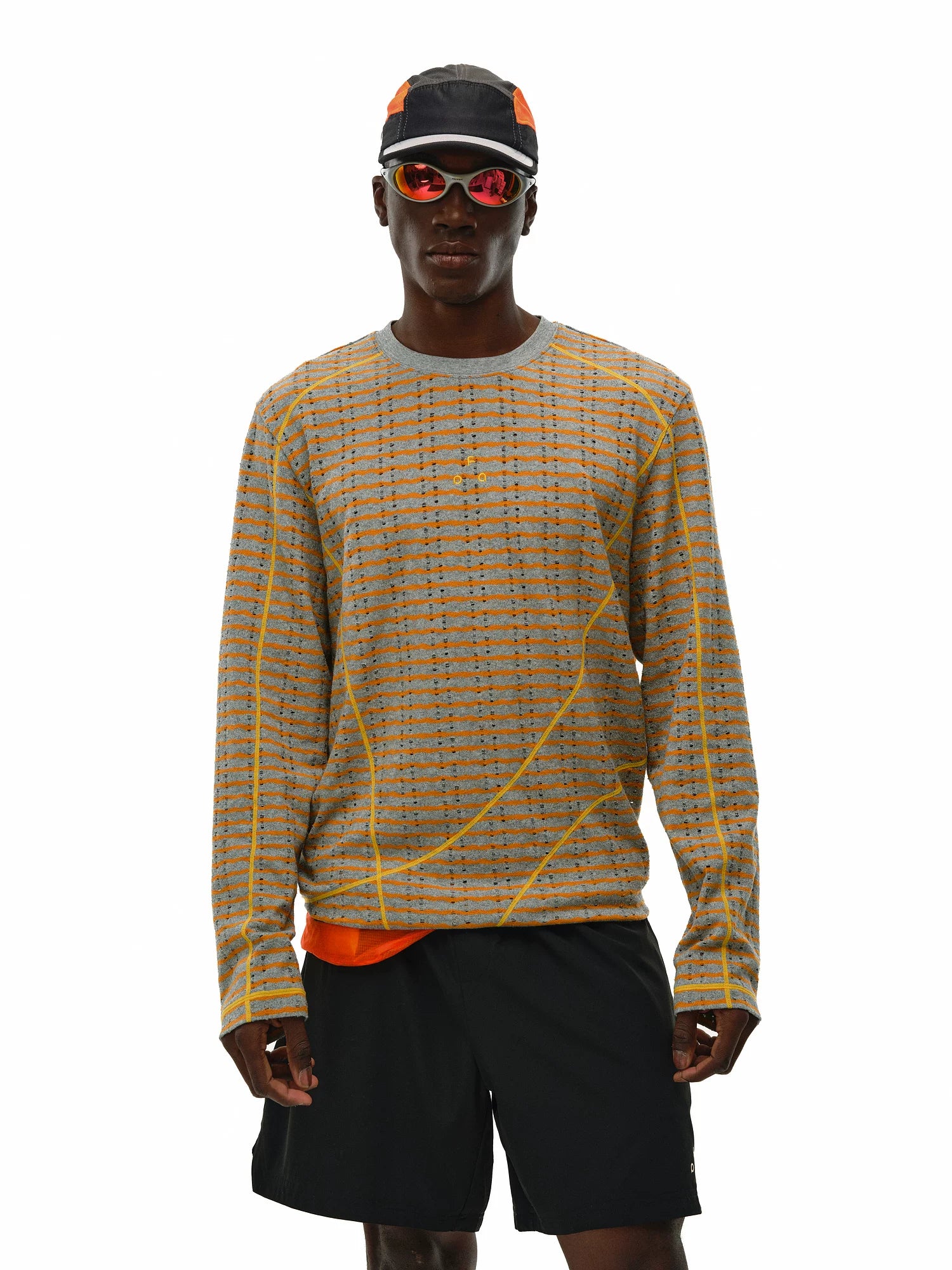 FPA Contrast Ripped Stripe Long Sleeve