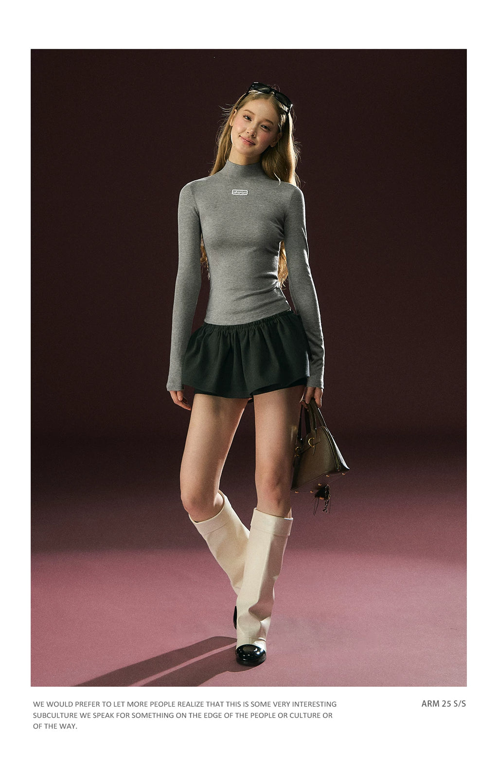 Ariseism Simple Casual Base Long Sleeve