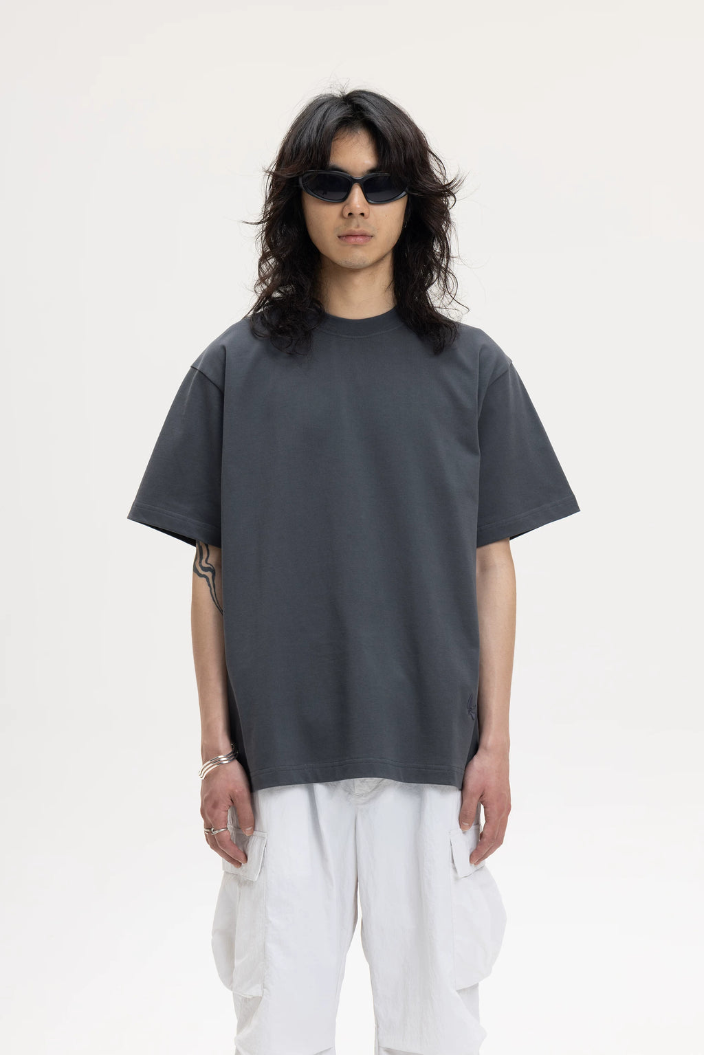 INSAIT Boxy Embroidered Tee