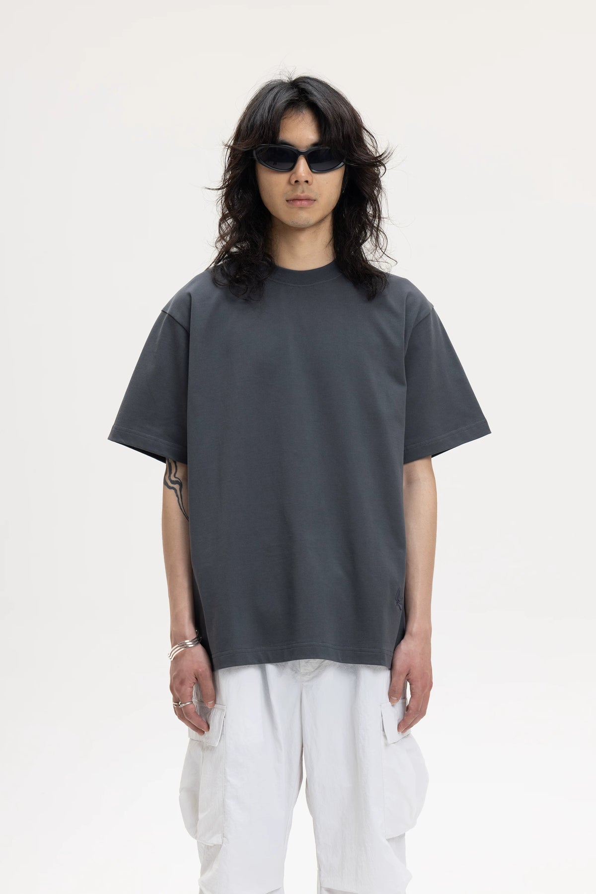 INSAIT Boxy Embroidered Tee