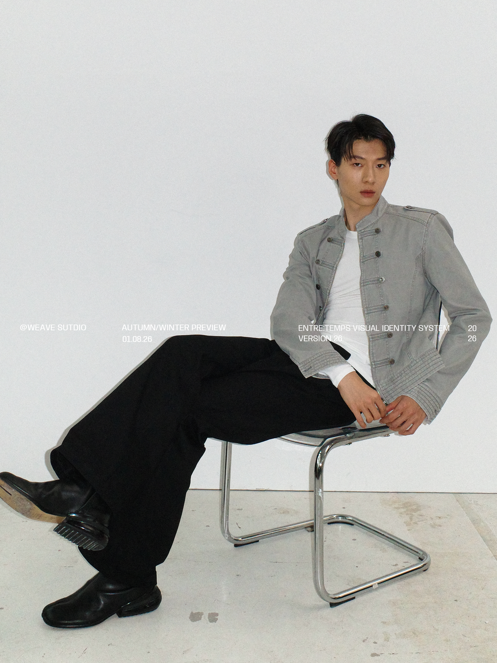 WEAVE Napoleon Palace Buttons Cropped Jacket