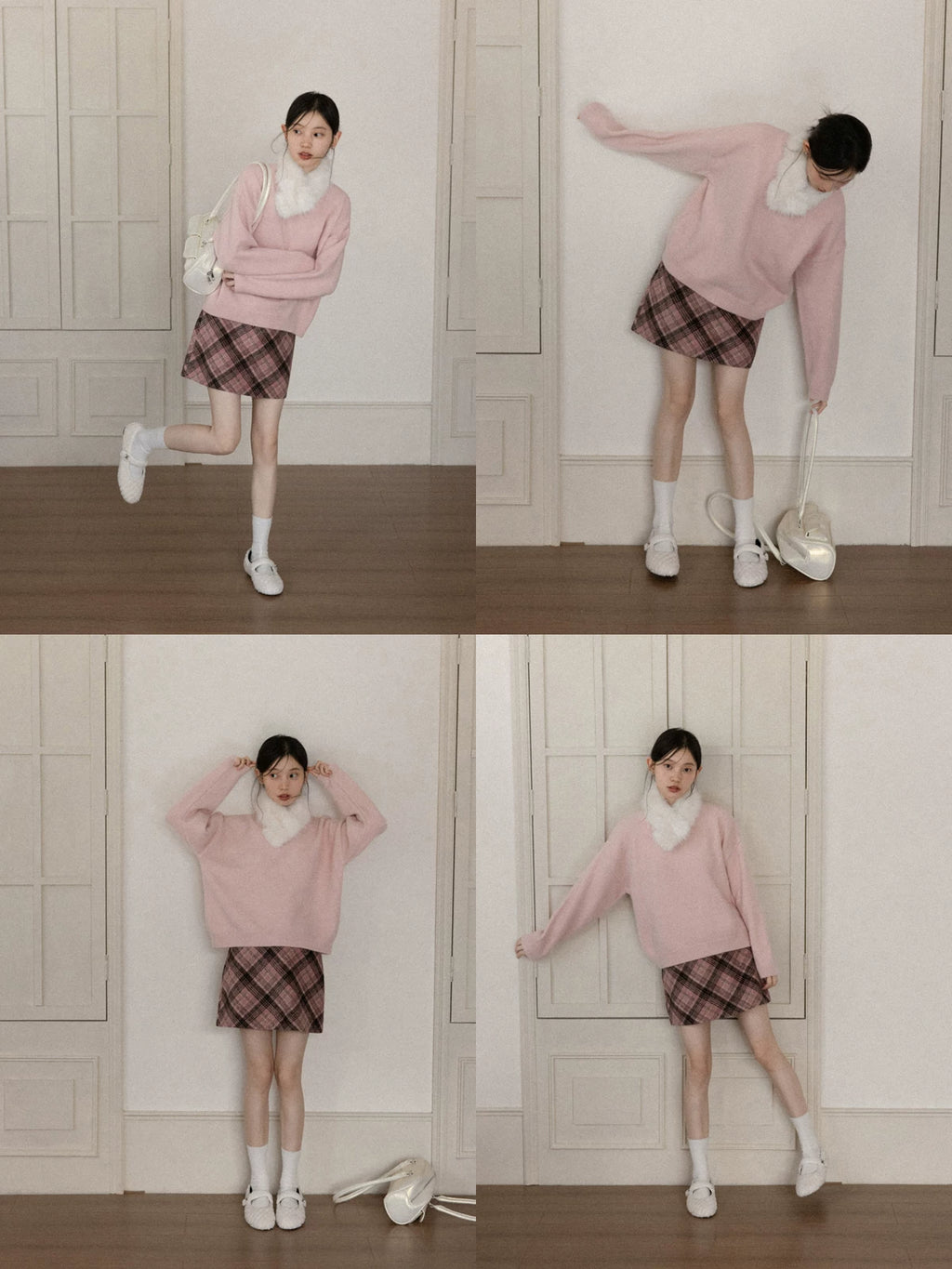 Cantonstory Versatile Crew Neck Knitted Sweater