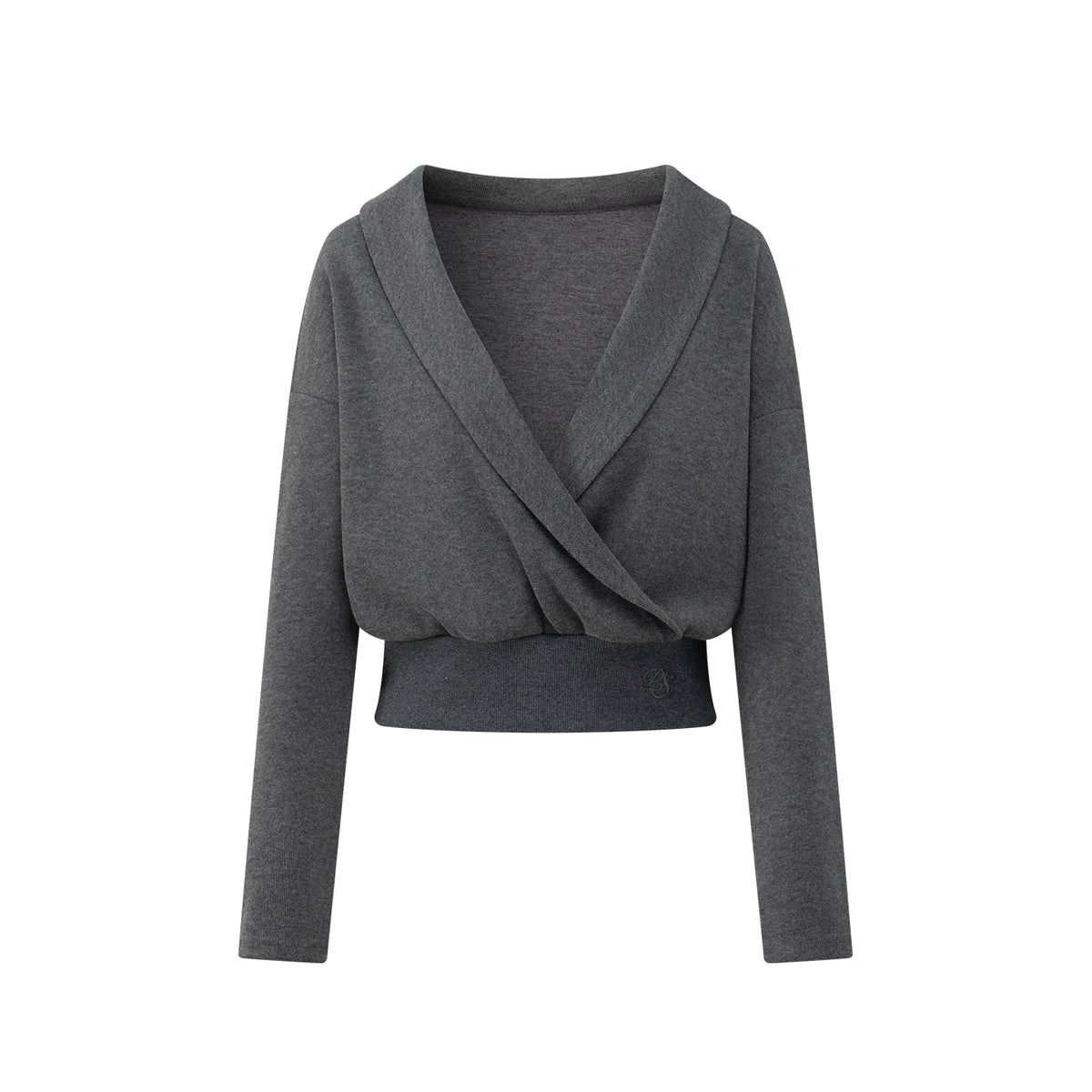 POPWEST V-Neck Loose Wide-Leg Two-Piece Set