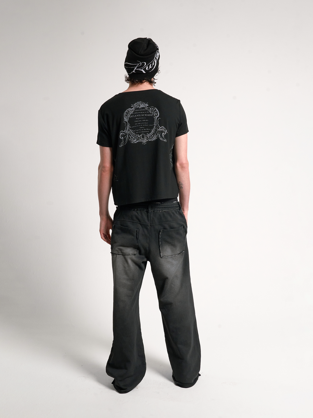 No E Mosen Stamp Stamp Front Shoulder Tee