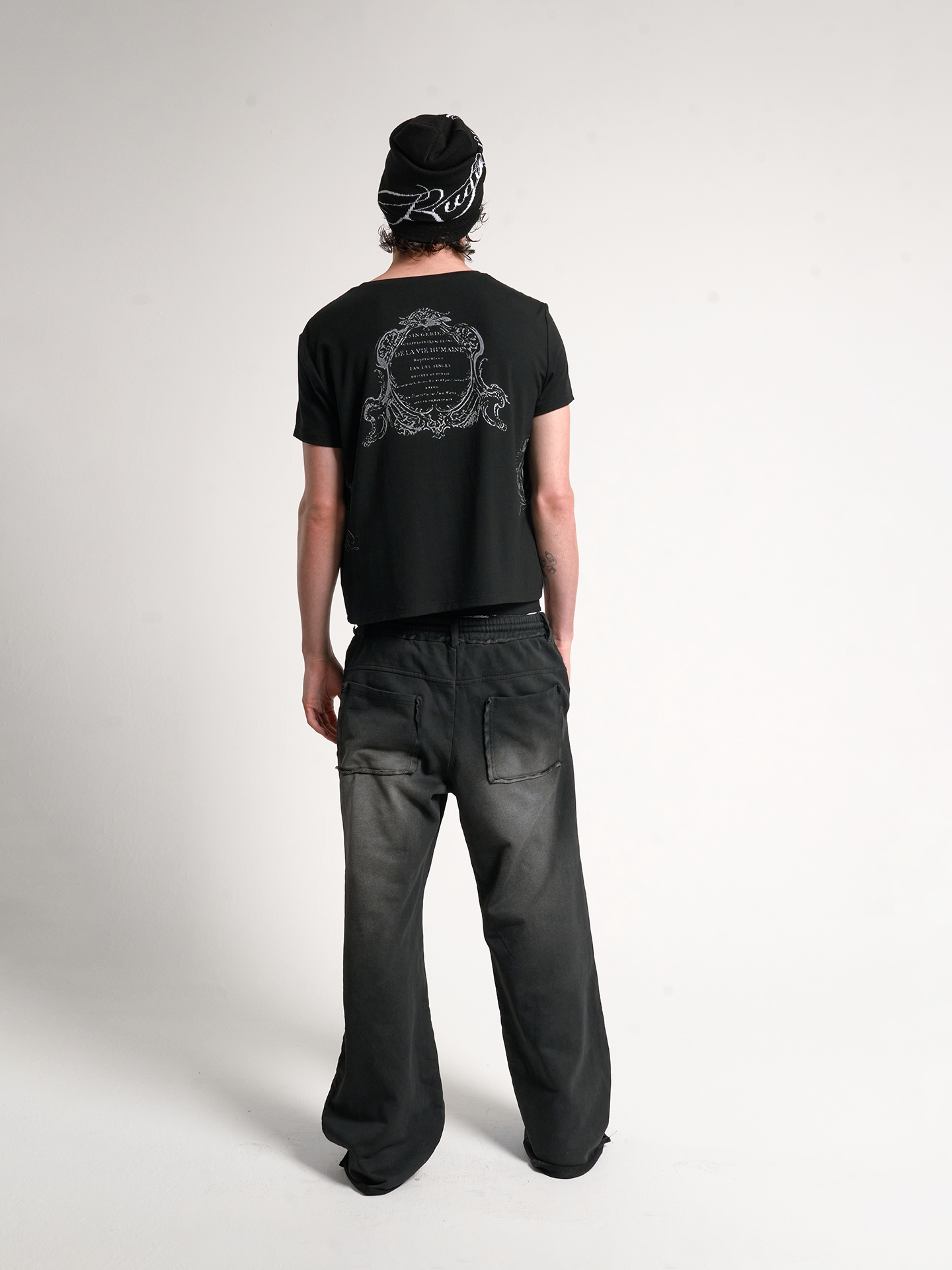 No E Mosen Stamp Stamp Front Shoulder Tee
