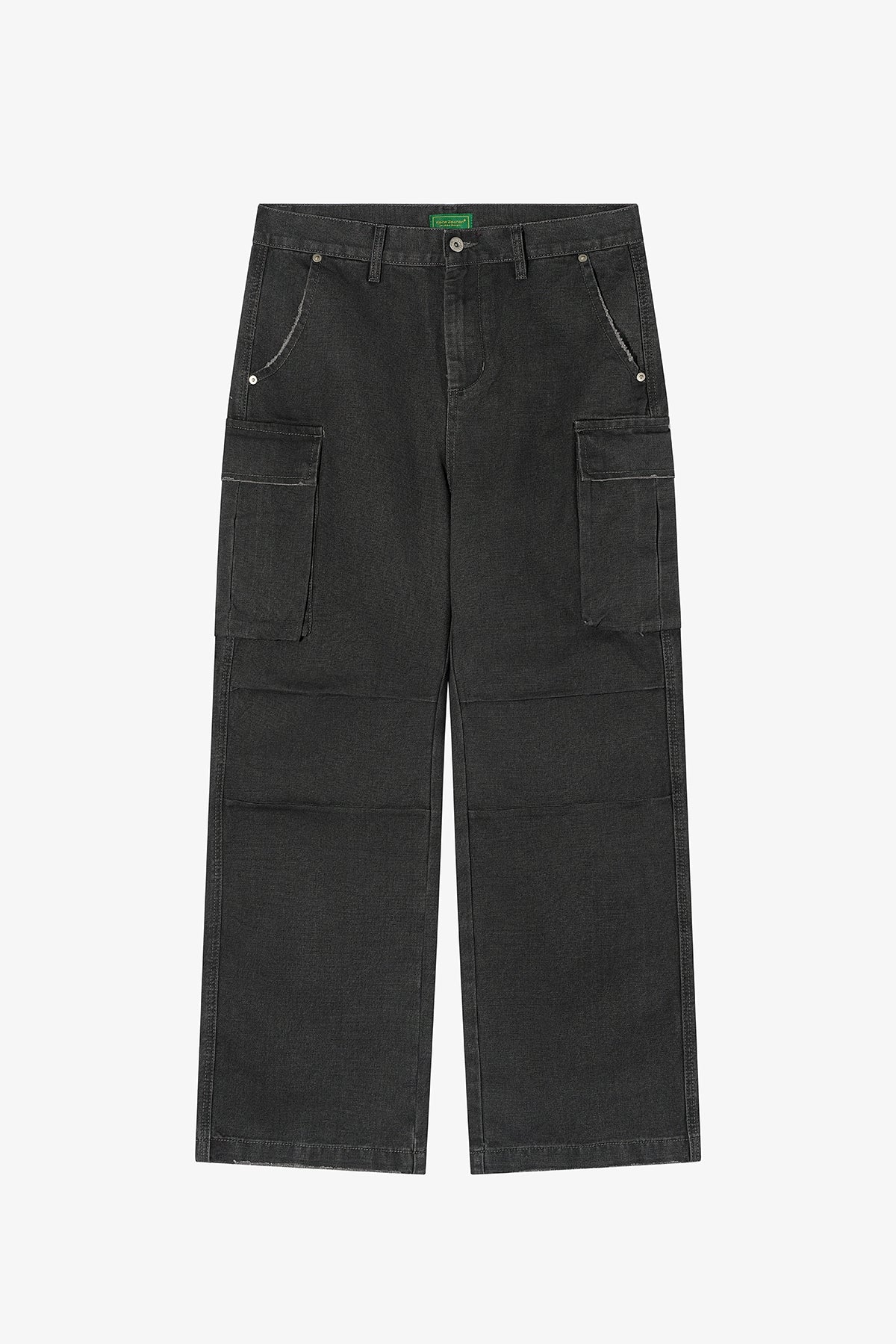 NO LOGO Straight Loose Washed Old Overalls