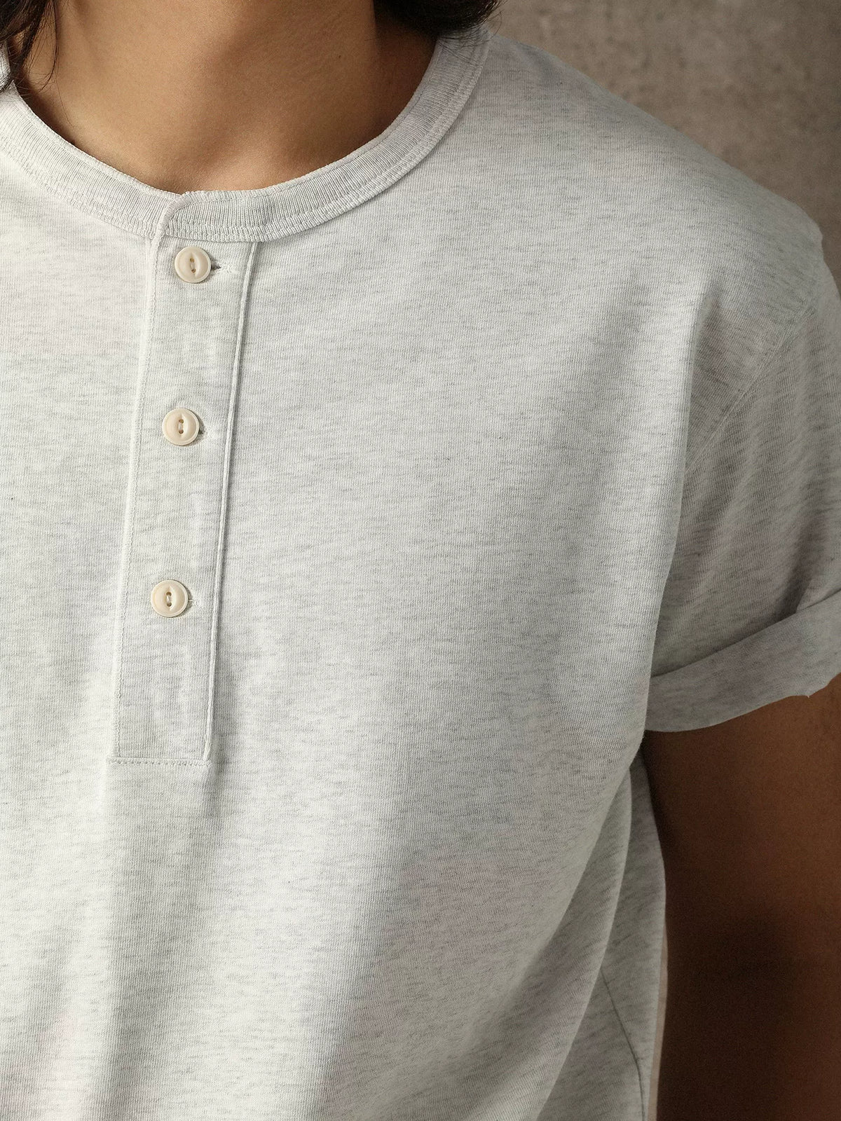 Mbbcar 230g Breathable Henley Tee