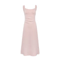 Wildberry Pink Strapless A-Line Maxi Dress