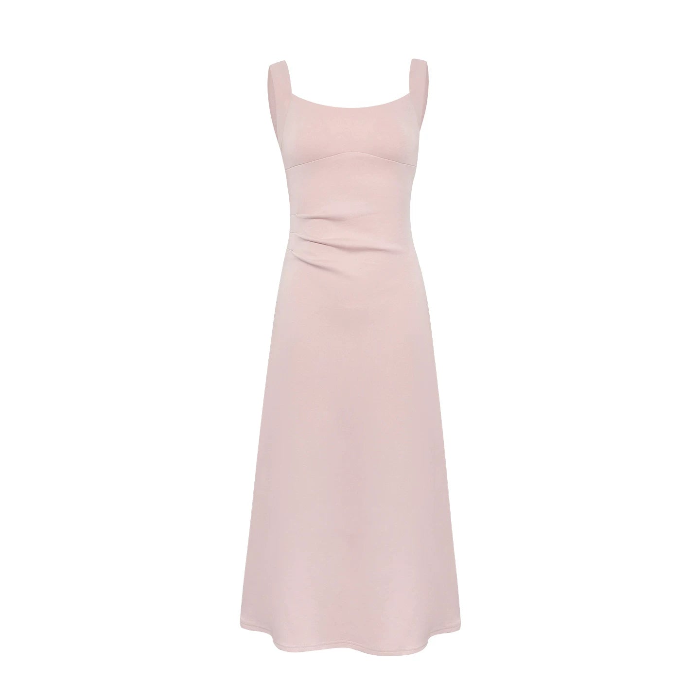 Wildberry Pink Strapless A-Line Maxi Dress