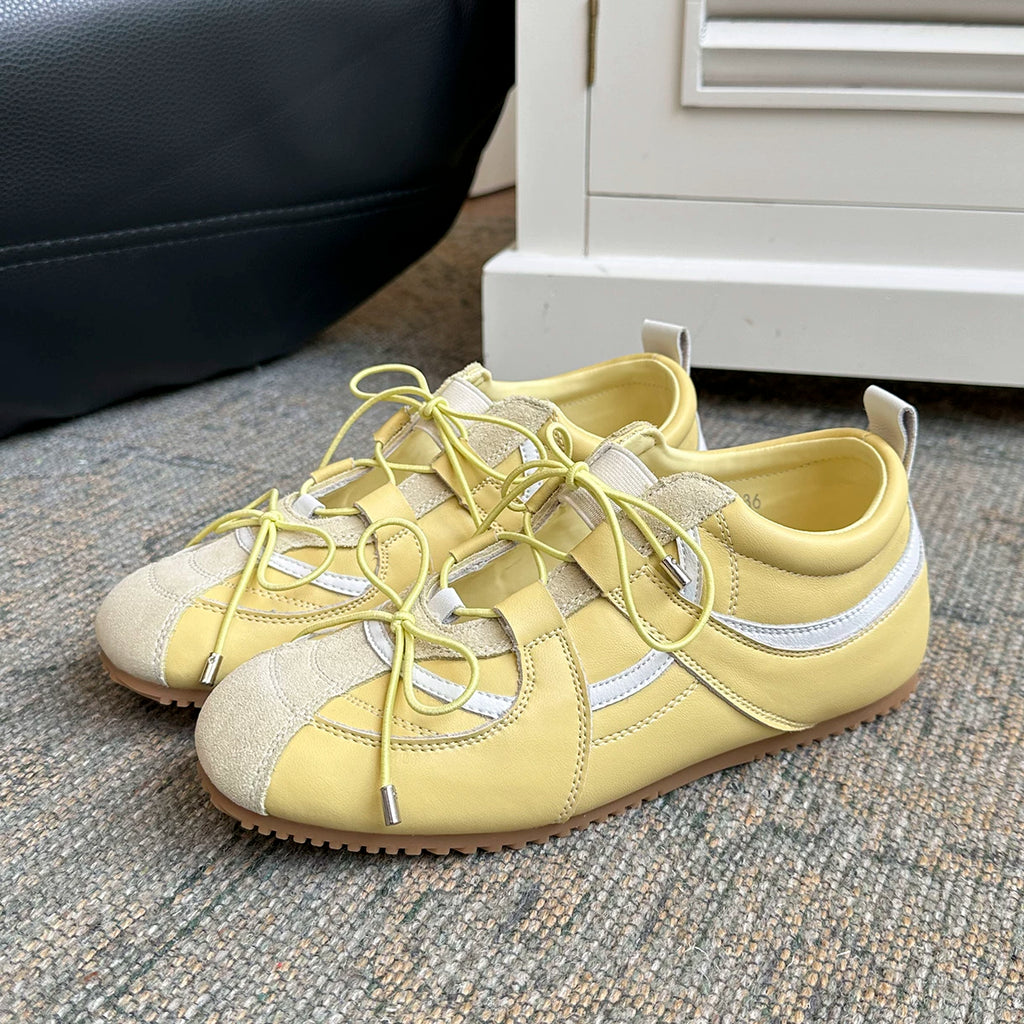 Lidaren Produced Cross-Strap Low-Top Mary Jane Sneaker