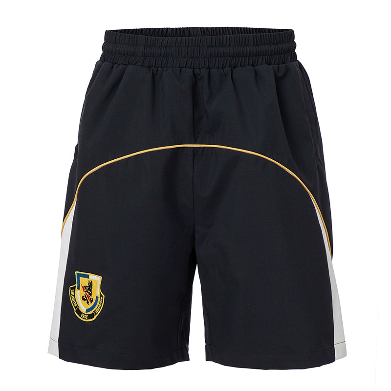 F2CE Loose Casual Versatile Embroidered Stamp Splicing Contrast Shorts