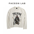 FACEON LAB American High-Street Designer Graffiti Print Base Layer