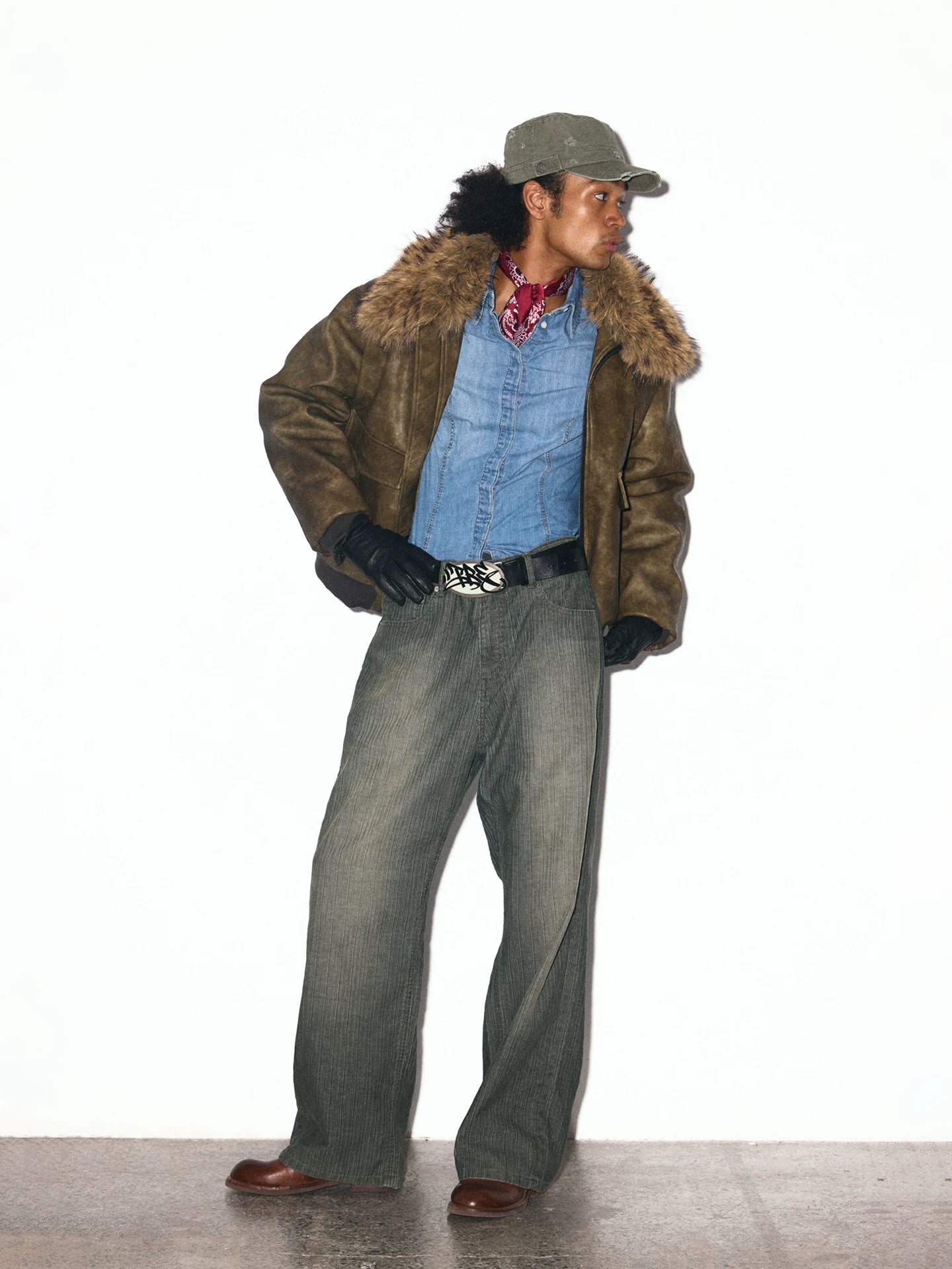 TREclub Vintage Loose Straight Jeans