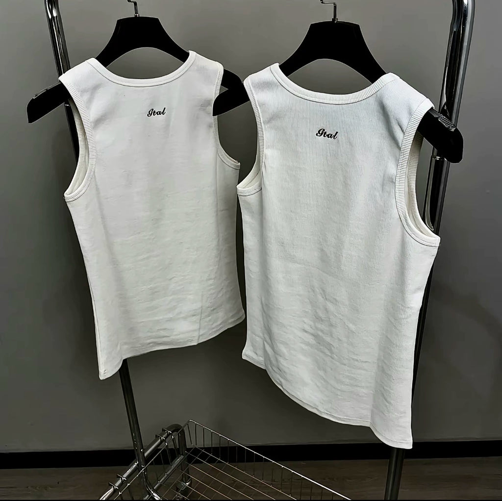 GTAL 460g Slim-Fit Ribbed Tank Top