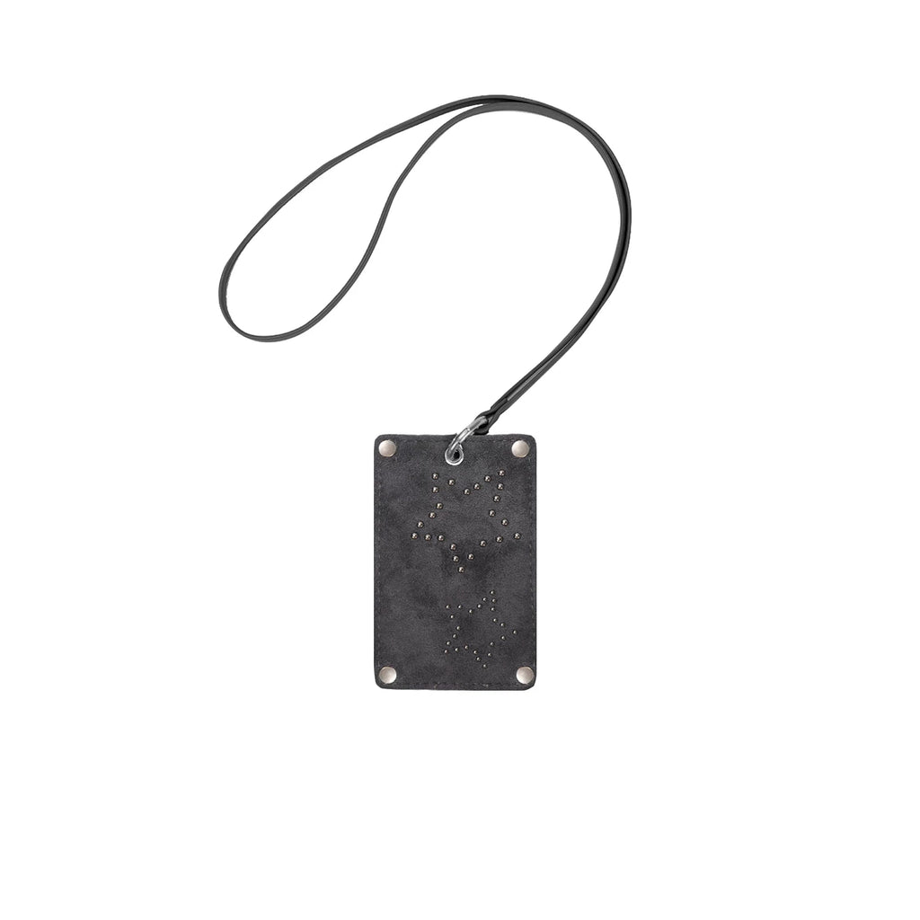 JANDRESS Black Faux Leather Card Holder