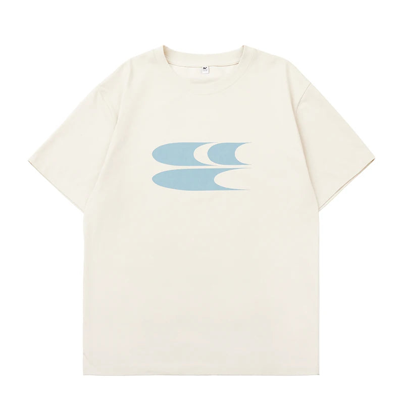 Crying Center Relaxed Crew Neck Logo Tee