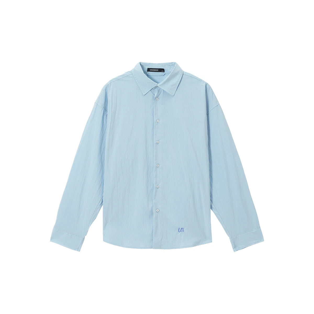Unvesno Relaxed Washed Lyocell Long-Sleeve Shirt