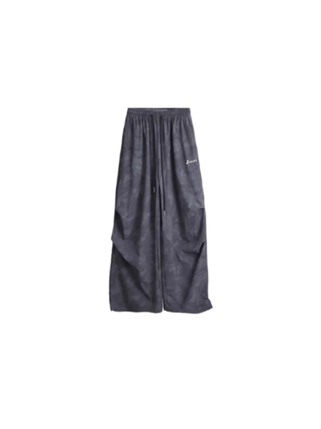 SAMUSAN Loose Pleated Sports Casual Wide Leg Pants