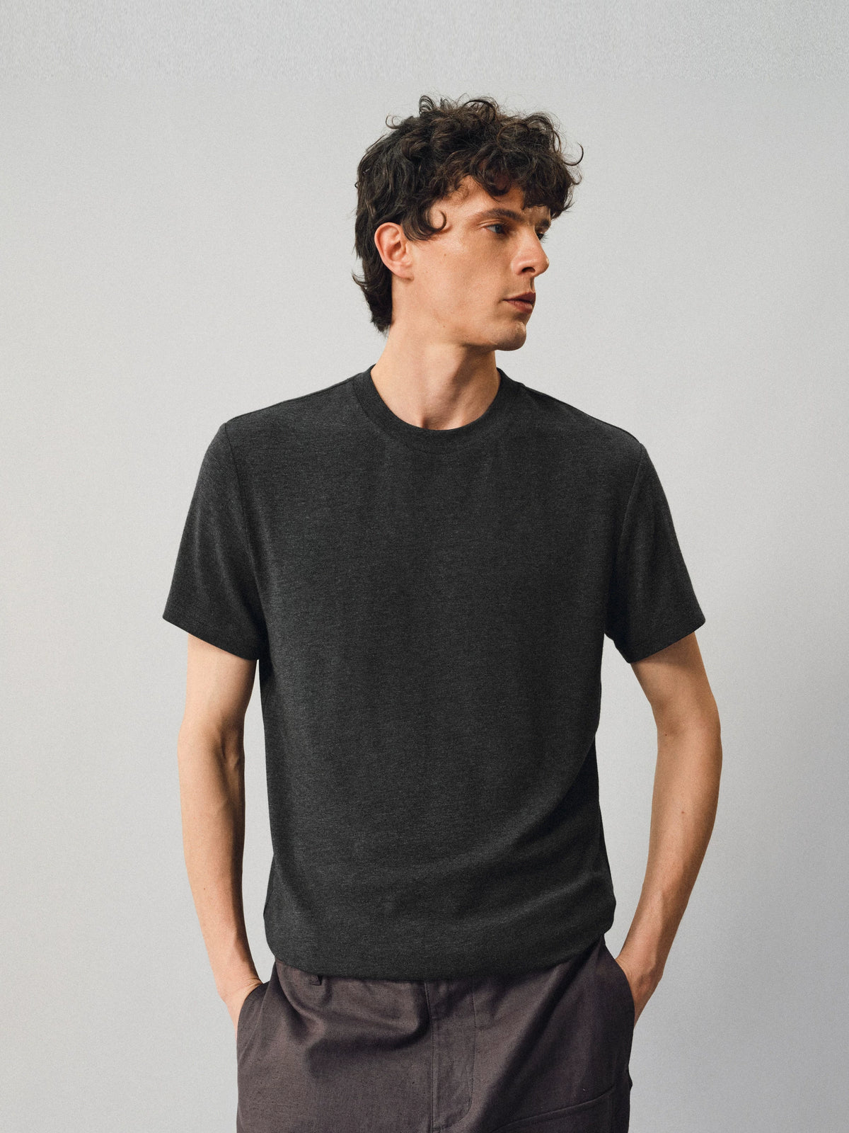 NONRADICAL Creamy-Touch Wool Breathable Relaxed Tee