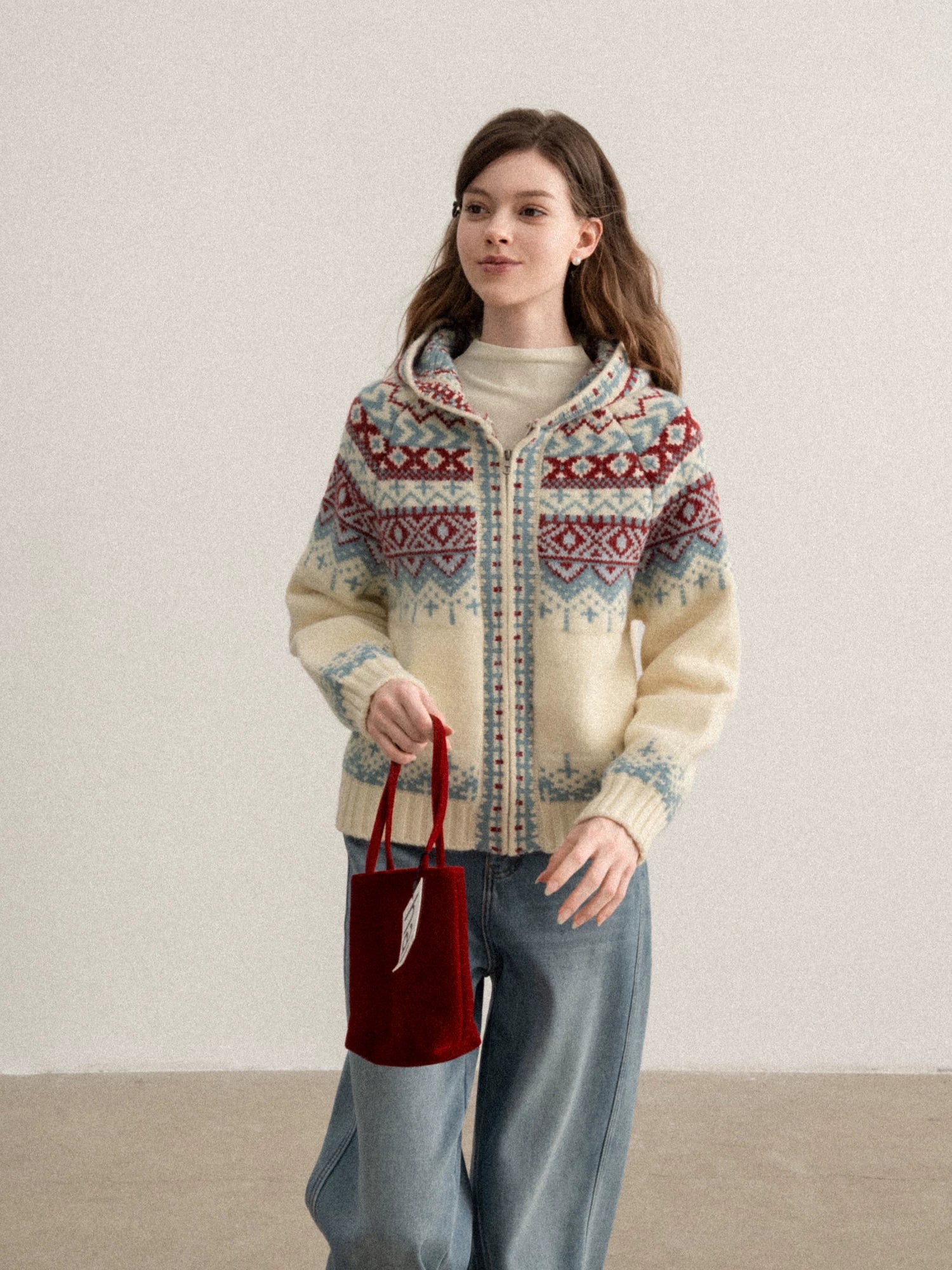 Cantonstory Vintage Loose Skinny Thickened Jacket