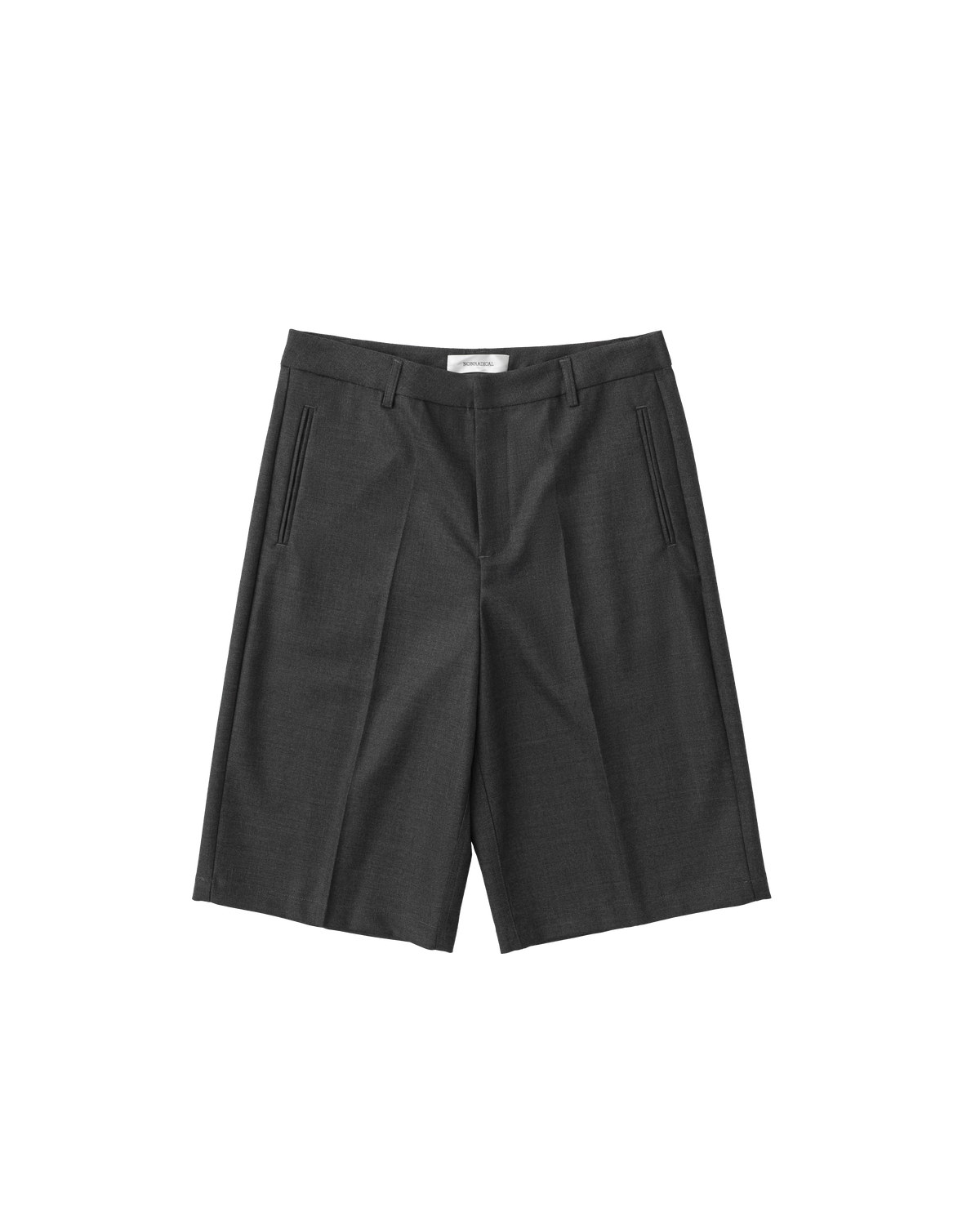 NONRADICAL Wool Straight-Leg Wrinkle-Resistant Capri Pants